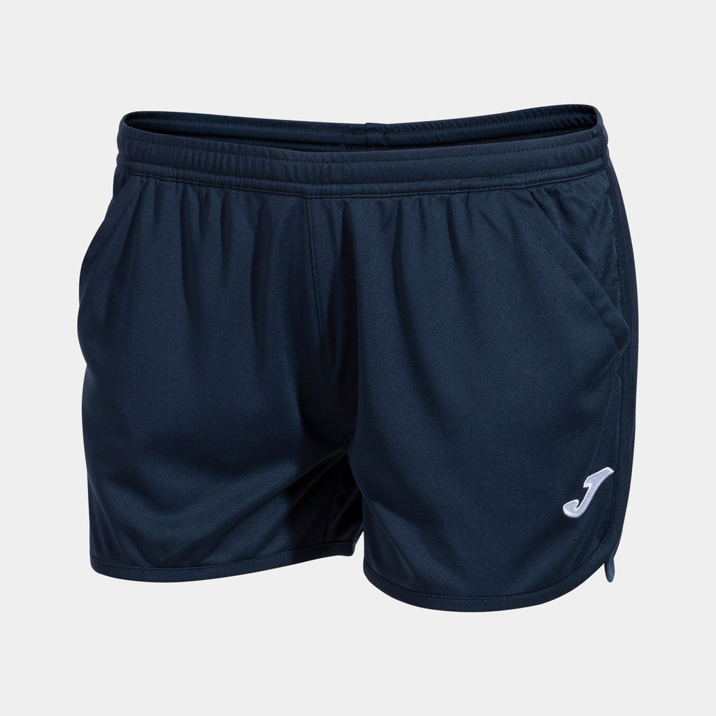 Damen Sport-Short Hobby Navy Vorderseite – Vereinskollektion | Maiershirts