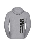 Herren Hoodie Heather Oxford Rückseite – Vereinskollektion | Maiershirts Ammerbuch